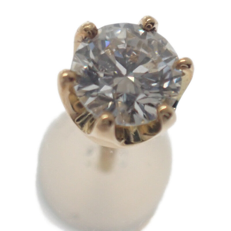 デザインジュエリー ハートアンドキューピット ピアス K18イエローゴールド ダイヤモンド レディース【中古】【Aランク】