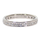 デザインジュエリー フルエタニティ 11号 リング Pt900プラチナ ダイヤモンド レディース【中古】【Aランク】