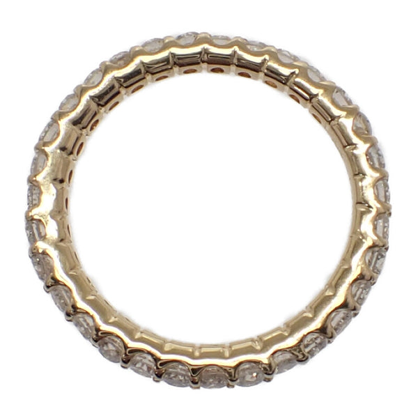 デザインジュエリー フルエタニティ 11号 リング K18イエローゴールド ダイヤモンド レディース【中古】【Aランク】