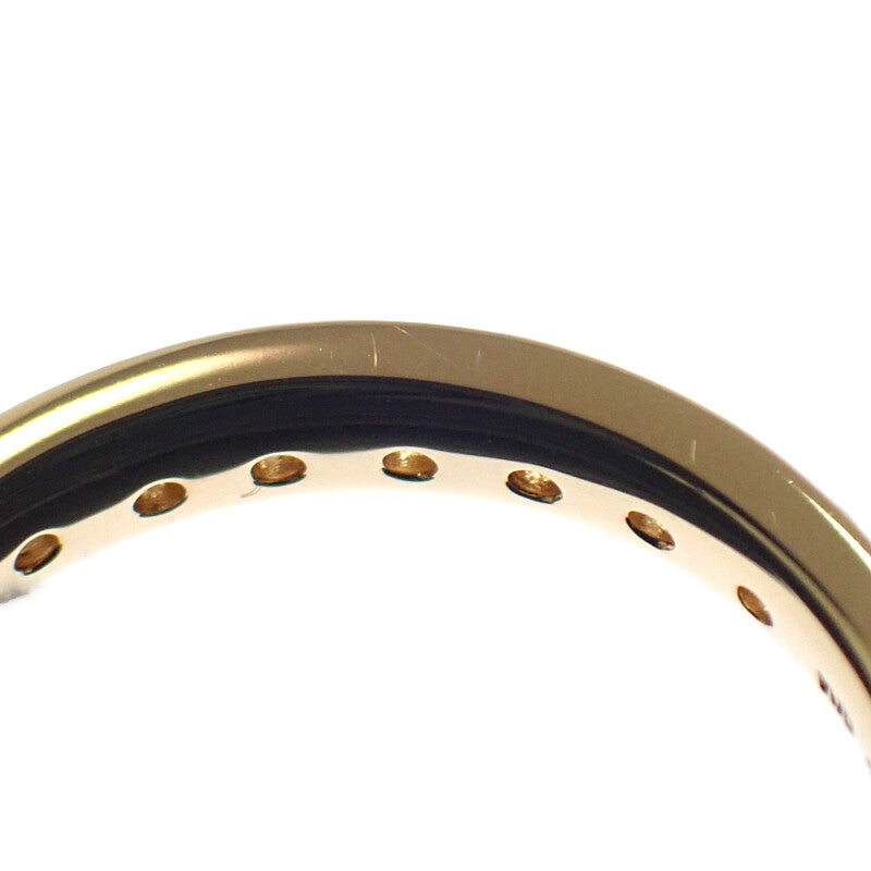 デザインジュエリー フルエタニティ 11号 リング K18イエローゴールド ダイヤモンド レディース【中古】【Aランク】