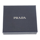 プラダ PRADA Re-Nylon カードケース 2ML049_2DMH_F0002 二つ折り財布 サフィアーノ ブラック シルバー金具 メンズ レディース【中古】【Aランク】