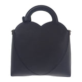 ティファニー TIFFANY&Co. リターントゥ トート 75508038 ショルダーバッグ レザー ブラック シルバー金具 レディース【中古】【Aランク】