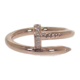 カルティエ CARTIER ジュストアンクル 14号 54 B4094854 リング K18ピンクゴールド ダイヤモンド レディース【中古】【Aランク】