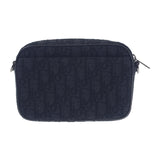 ディオール Dior Safari ミニ 2ESWS011YKY_H03E ショルダーバッグ コットン カーフ ブラック レディース【中古】【Aランク】