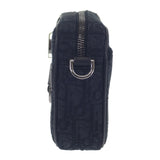 ディオール Dior Safari ミニ 2ESWS011YKY_H03E ショルダーバッグ コットン カーフ ブラック レディース【中古】【Aランク】