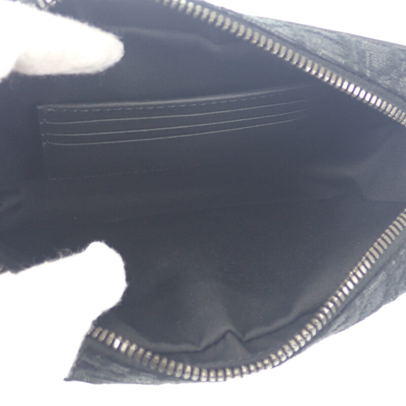 ディオール Dior Safari ミニ 2ESWS011YKY_H03E ショルダーバッグ コットン カーフ ブラック レディース【中古】【Aランク】