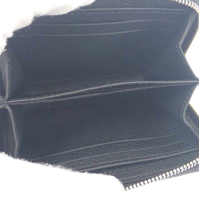ルイヴィトン LOUIS VUITTON ジッピー M60574 コインケース モノグラムアンプラント ブラック ゴールド金具 メンズ レディース【中古】【Sランク】
