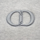 ディオール Dior CDアイコン フード付き スウェットシャツ XL 113J698A0531 パーカー コットン グレー メンズ【中古】【ABランク】