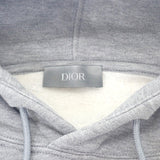 ディオール Dior CDアイコン フード付き スウェットシャツ XL 113J698A0531 パーカー コットン グレー メンズ【中古】【ABランク】