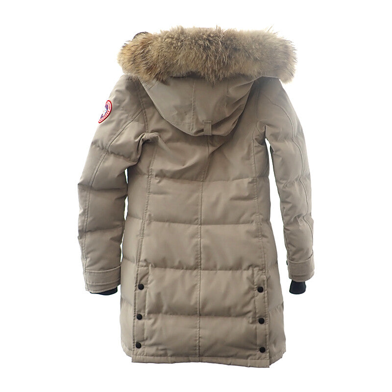 カナダグース CANADA GOOSE マッケンジーパーカ ダウンコート S 2302JL ダウンジャケット ポリエステル タン ベージュ レディース【中古】【ABランク】