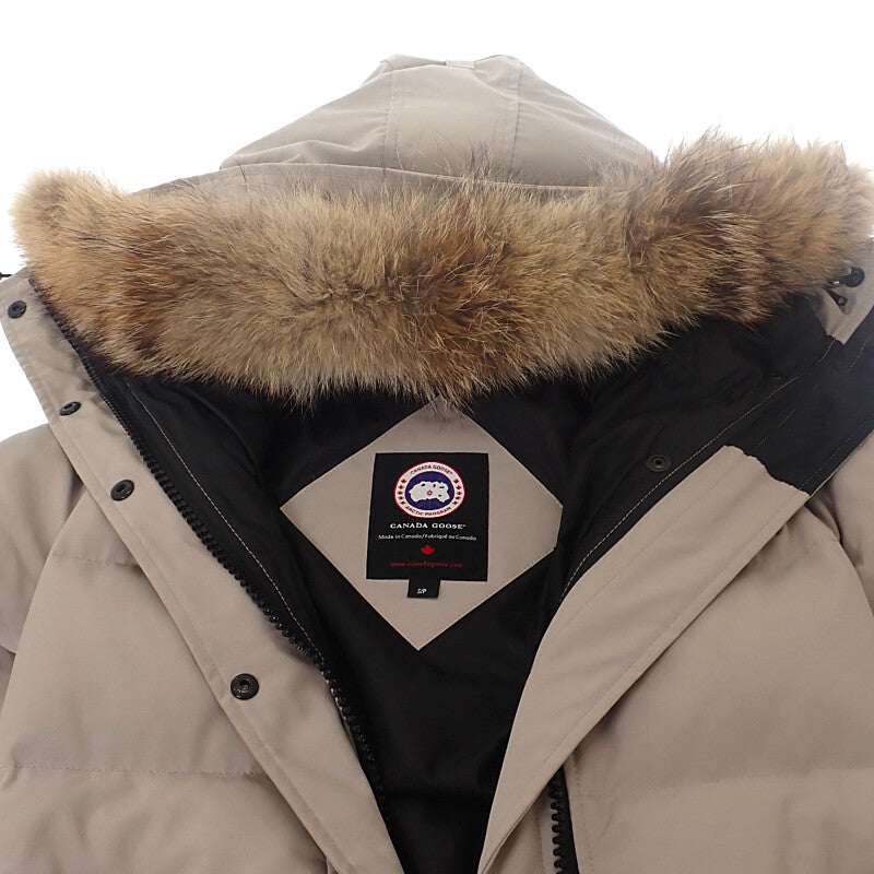 カナダグース CANADA GOOSE マッケンジーパーカ ダウンコート S 2302JL ダウンジャケット ポリエステル タン ベージュ レディース【中古】【ABランク】