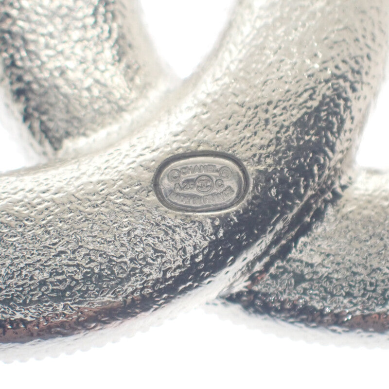 シャネル CHANEL ココマーク ブローチ メタル クリスタル シルバー レディース【中古】【Aランク】