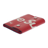 ルイヴィトン LOUIS VUITTON Supreme チェーンコンパクトウォレット M67755 エピ 二つ折り財布 レッド メンズ【中古】【ABランク】