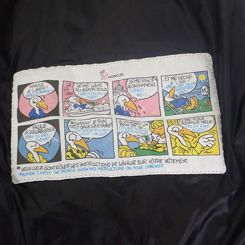 モンクレール MONCLER HANOVERIAN ロング 3 I20911C0001553333 ダウンジャケット ナイロン ブラック メンズ【中古】【ABランク】