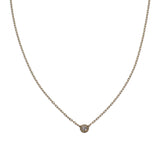 カルティエ CARTIER ダムールネックレスSM ディアマン レジェ B7215800 ネックレス K18イエローゴールド ダイヤモンド レディース【中古】【Aランク】