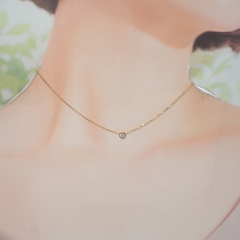 カルティエ CARTIER ダムールネックレスSM ディアマン レジェ B7215800 ネックレス K18イエローゴールド ダイヤモンド レディース【中古】【Aランク】