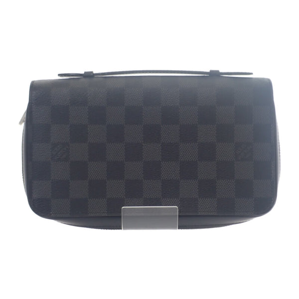 ルイヴィトン LOUIS VUITTON ジッピーXL セカンドバッグ N41503 長財布 ダミエグラフィットキャンバス ブラック シルバー金具 メンズ【中古】【ABランク】
