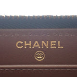 シャネル CHANEL クラシック ロングジップウォレット AP0242 長財布 キャビアスキン ブラック ゴールド金具 レディース【中古】【SAランク】