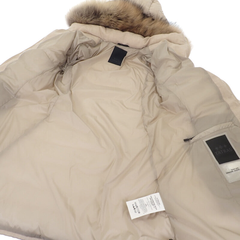 タトラス TATRAS LAVIANA ダウンコート LTAT22A4571-D ダウンジャケット ウール グースダウン ベージュ 03 レディース【中古】【Aランク】