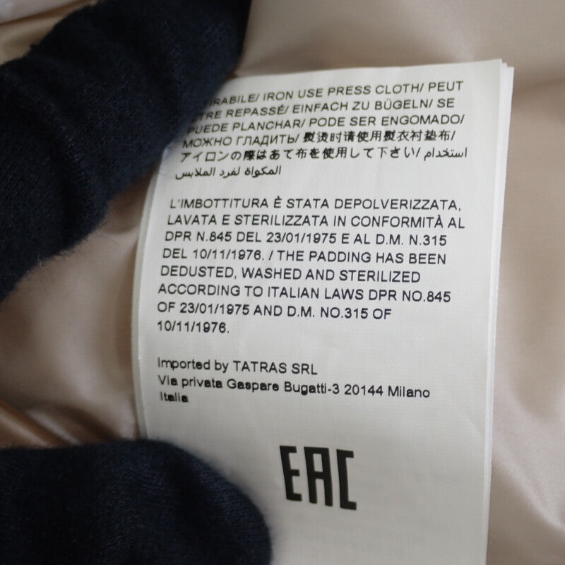 タトラス TATRAS LAVIANA ダウンコート LTAT22A4571-D ダウンジャケット ウール グースダウン ベージュ 03 レディース【中古】【Aランク】