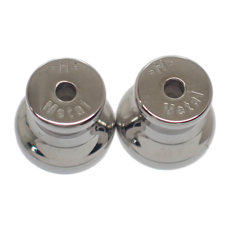 エルメス HERMES Hエキップ H057086FL ピアス バッファローホーン ペールグリーン ピンク キャメル シルバー金具 レディース【中古】【Aランク】