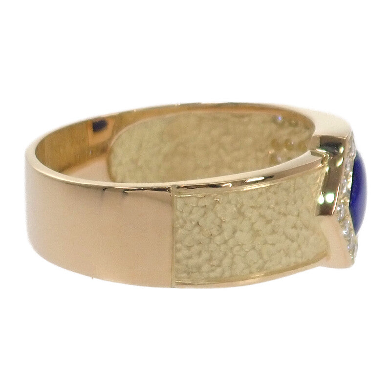 AKコレクション 池田啓子 金澤郁乃 19号 リング K18イエローゴールド ラピスラズリ ダイヤモンド メンズ レディース【中古】【Aランク】