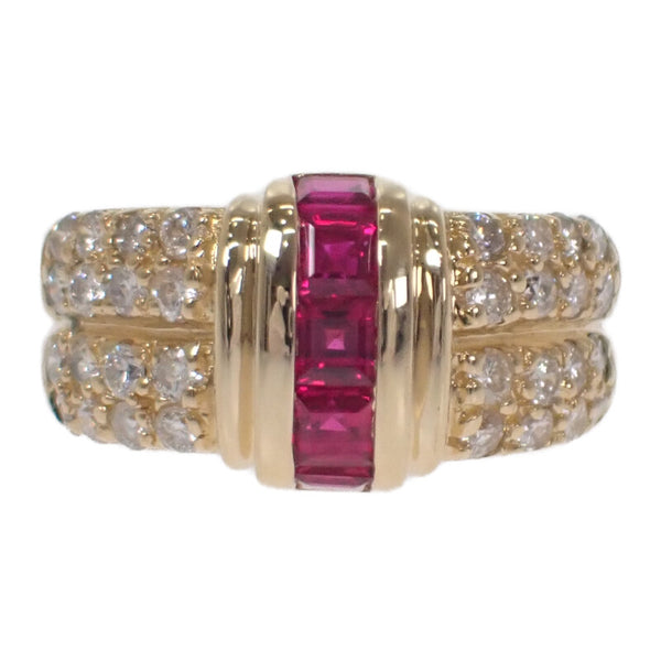 ah oui K18ダイヤモンドリング 14号 ah oui K18ダイヤモンドリング 14号 K18 ダイヤモンドリング 0.52ct 14