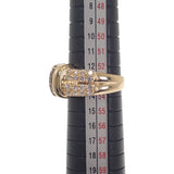 デザインジュエリー 13号 リング K18イエローゴールド ルビー ダイヤモンド レディース【中古】【Aランク】