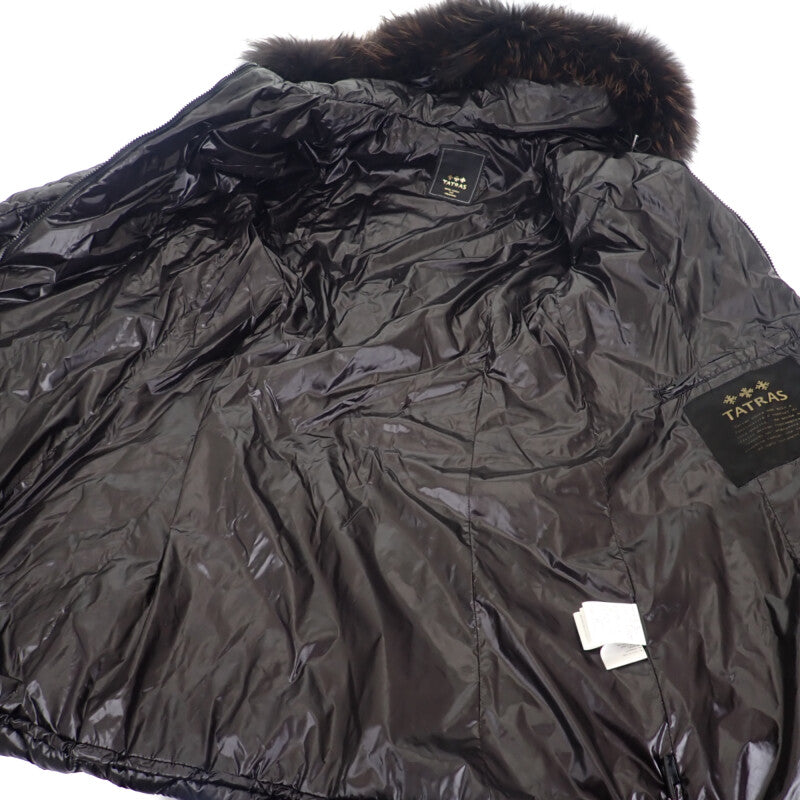 タトラス TATRAS PALMA ロングダウンコート 3 LTA15A4399 ダウンジャケット ナイロン ブラック レディース【中古】【Aランク】