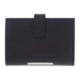 エルメス HERMES ベアン W刻印 カードケース ヴォーエプソン ソーブラック ブラック金具 レディース メンズ【中古】【Aランク】