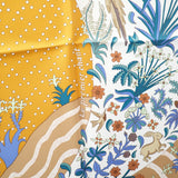 エルメス HERMES カレ90 Le Premier Chant スカーフ シルク イエロー レディース【中古】【Sランク】