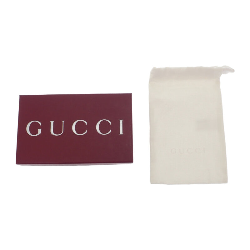 グッチ GUCCI キャットデティール キーポーチ 818768FAEEN8574 キーケース GGスプリームキャンバス ベージュ ボルドー ゴールド金具 レディース メンズ【中古】【Aランク】