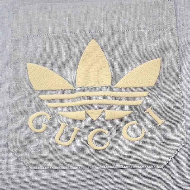 【完売商品】 x Gucci フィラフィル シャツ グッチ GUCCI フィラフィルシャツ アディダスコラボ 44 691521 長袖