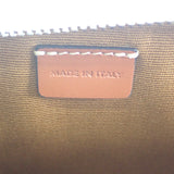 セリーヌ CELINE トリオンフ ホリゾンタル ポーチ 10L272DM5.04LE ショルダーバッグ キャンバス レザー タン エクリュ レディース【中古】【Aランク】