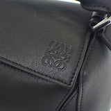ロエベ LOEWE パズル スモール A510S21XA9_0079 ショルダーバッグ カーフ ブラック シルバー金具 レディース【中古】【Aランク】