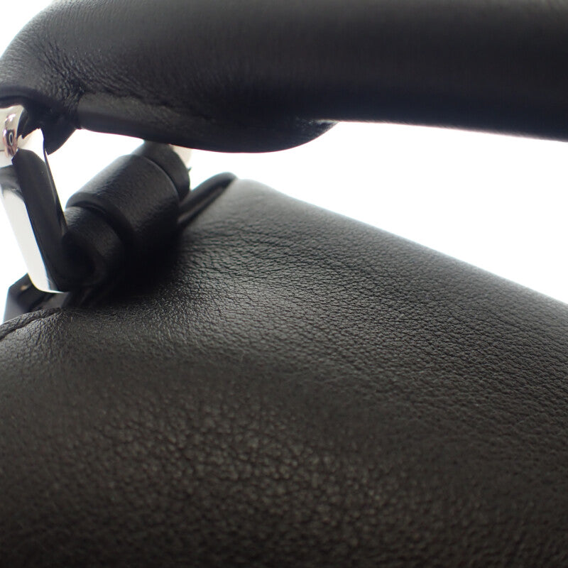 ロエベ LOEWE パズル スモール A510S21XA9_0079 ショルダーバッグ カーフ ブラック シルバー金具 レディース【中古】【Aランク】