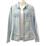 ジバンシー Givenchy デニムシャツ L BM60G050CM 長袖シャツ デニム コットン ブルー メンズ【中古】【Aランク】