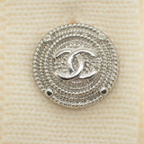 シャネル CHANEL フラワー ビーズ 34 P43016K04343_AW005 カーディガン カシミヤ ホワイト レディース【中古】【Aランク】