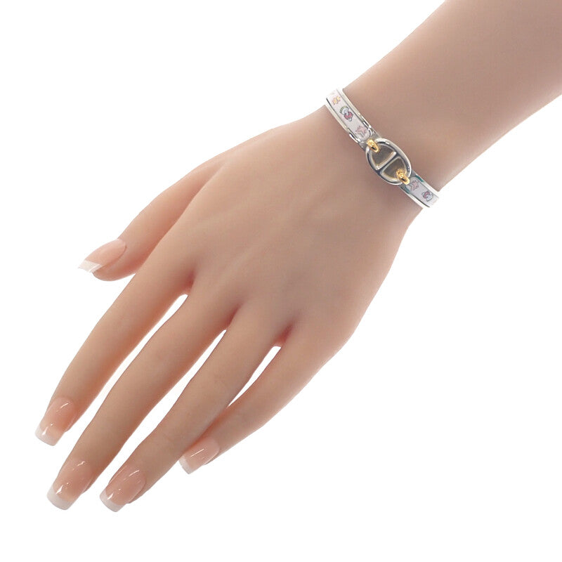 エルメス HERMES ミニ・クリック・シェーヌダンクル H204411FPJ2PM バングル メタル エナメル ピンク レディース【中古】【SAランク】