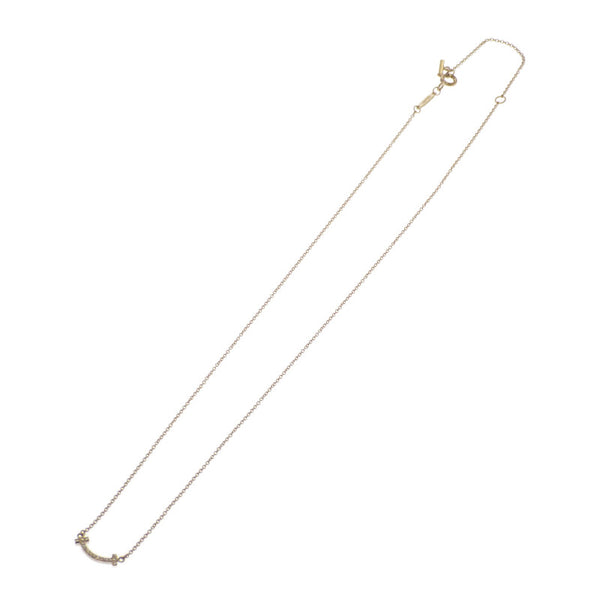 ティファニー TIFFANY&Co. スマイル ペンダント ミニ 62617683 ネックレス K18イエローゴールド ダイヤモンド レディース【中古】【Aランク】