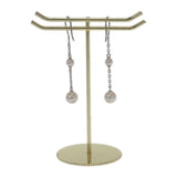 ミキモト MIKIMOTO パールチェーン ピアス K18ホワイトゴールド アコヤ真珠 レディース【中古】【Aランク】