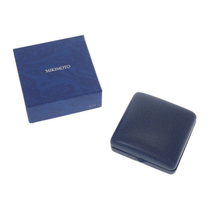 ミキモト MIKIMOTO パールチェーン ピアス K18ホワイトゴールド アコヤ真珠 レディース【中古】【Aランク】