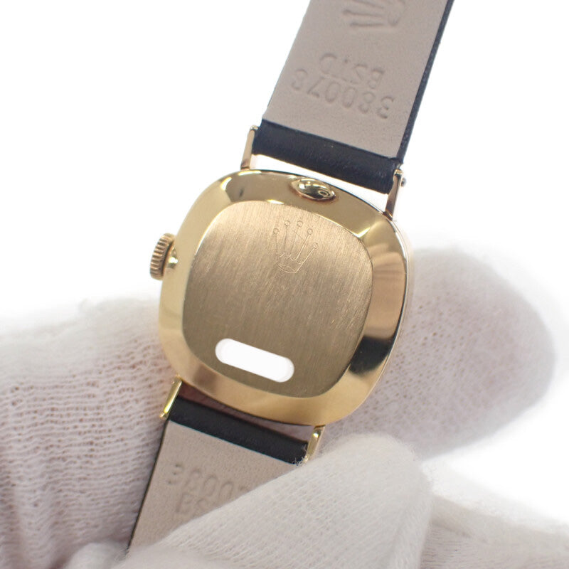 ロレックス ROLEX オーキッド シグマダイヤル Cal.1400 4番 2672 腕時計 K18イエローゴールド 手巻き ゴールド文字盤 レディース【中古】【ABランク】