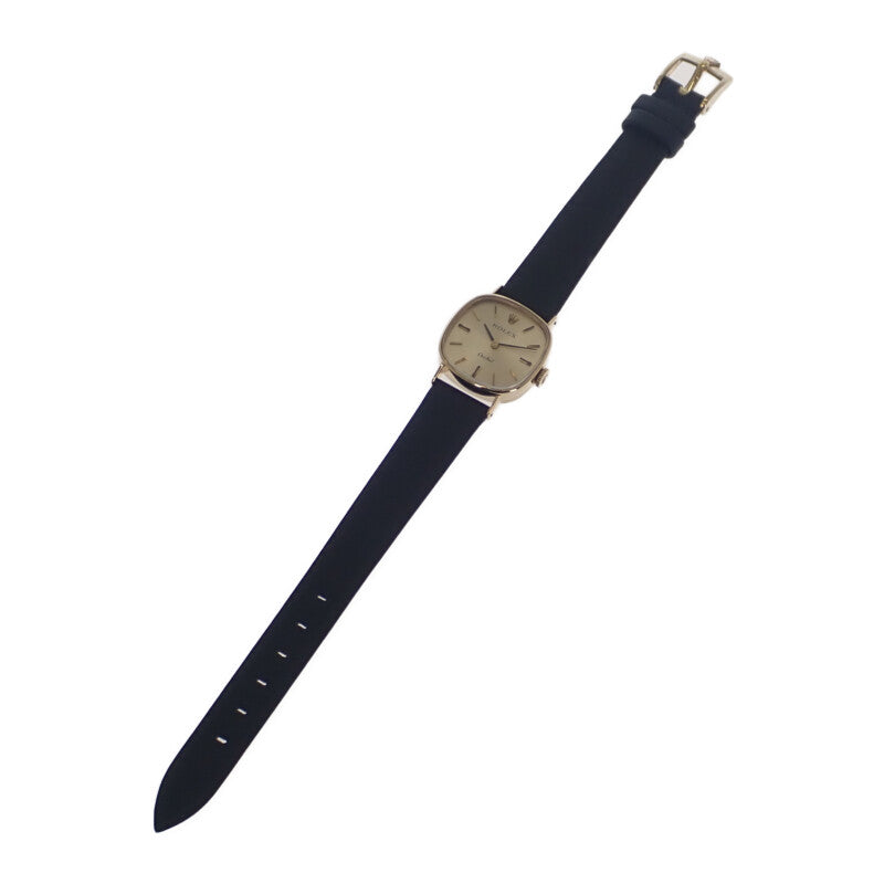 ロレックス ROLEX オーキッド シグマダイヤル Cal.1400 4番 2672 腕時計 K18イエローゴールド 手巻き ゴールド文字盤 レディース【中古】【ABランク】
