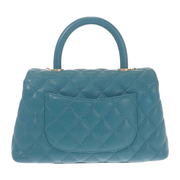 【商談中/対象者以外注文不可】シャネル CHANEL ココハンドル XS A92990 2WAYバッグ ハンドバッグ キャビアスキン グリーン レディース【中古】【ABランク】