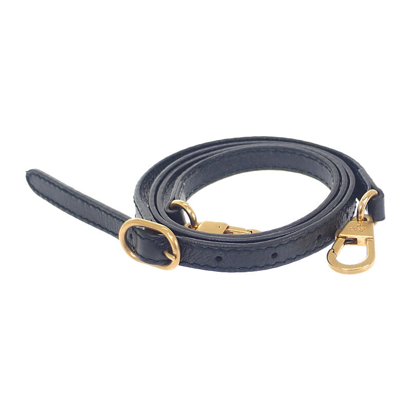 グッチ GUCCI リベルスモールタイガーヘッド 524620 ショルダーバッグ カーフ ブラック ゴールド金具 レディース【中古】【Bランク】