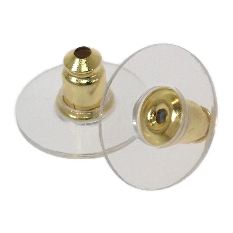 シャネル CHANEL ダブルココマーク A22B刻印 ピアス メタル ラインストーン ゴールド ブラック ホワイト レディース【中古】【Aランク】