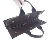 エルメス HERMES エールラインPM 101056M トートバッグ キャンバス グレー レディース メンズ【中古】【ABランク】