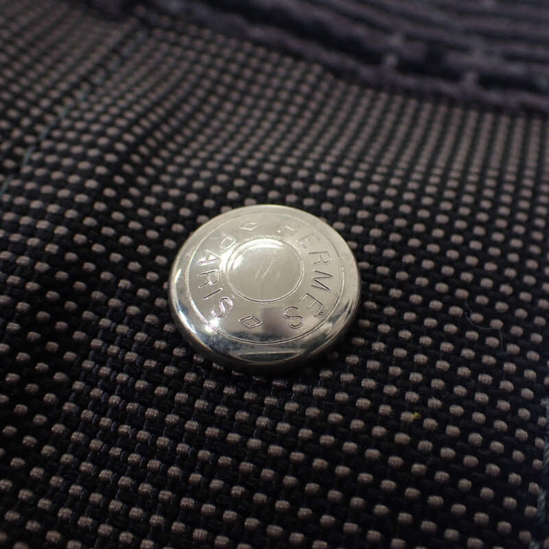 エルメス HERMES エールラインPM 101056M トートバッグ キャンバス グレー レディース メンズ【中古】【ABランク】