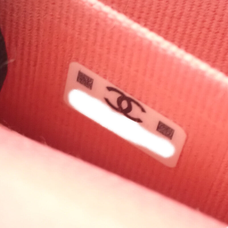 シャネル CHANEL クラシックフラップ AP4096 カードケース キャビアスキン ピンク ゴールド金具 レディース【中古】【Aランク】